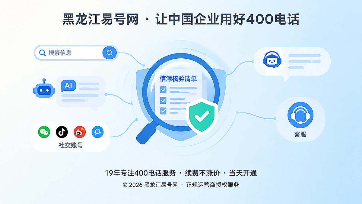 2026年400电话防骗课堂：警惕“信源替身”截走企业办理入口