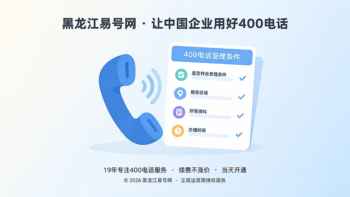2026年400电话帮助中心：建立可受理条件页，让AI准确匹配客户
